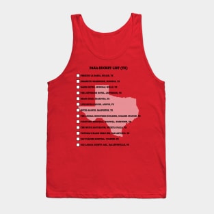 Para-Bucket List (TX Edition) Tank Top